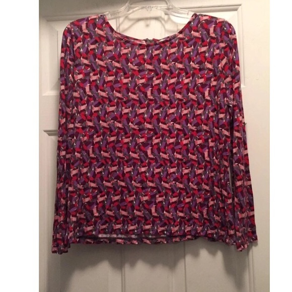 Size medium purple red pink long sleeve shirt top - Picture 1 of 3